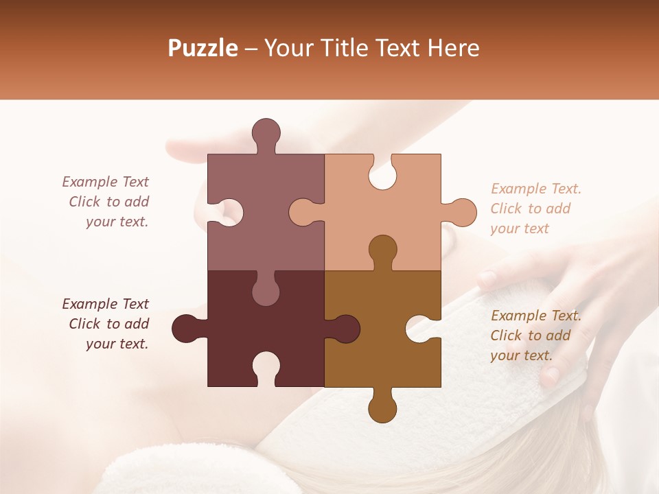 Facial Massage For A Girl PowerPoint Template