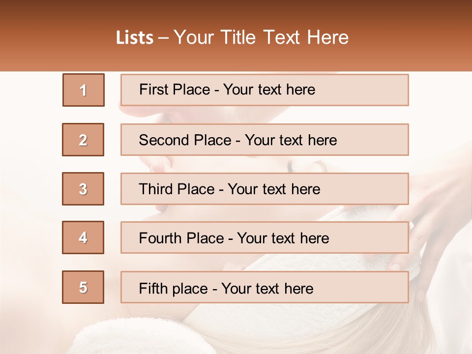Facial Massage For A Girl PowerPoint Template