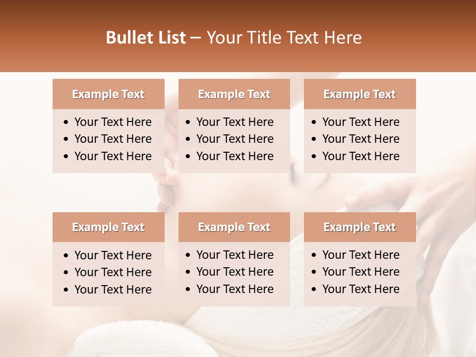 Facial Massage For A Girl PowerPoint Template