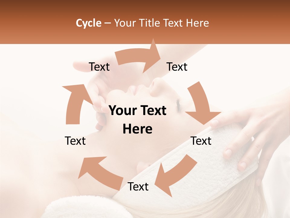 Facial Massage For A Girl PowerPoint Template