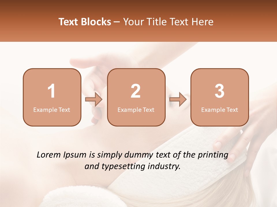 Facial Massage For A Girl PowerPoint Template