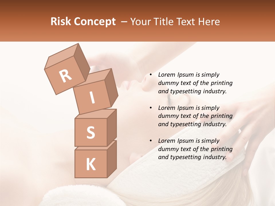 Facial Massage For A Girl PowerPoint Template