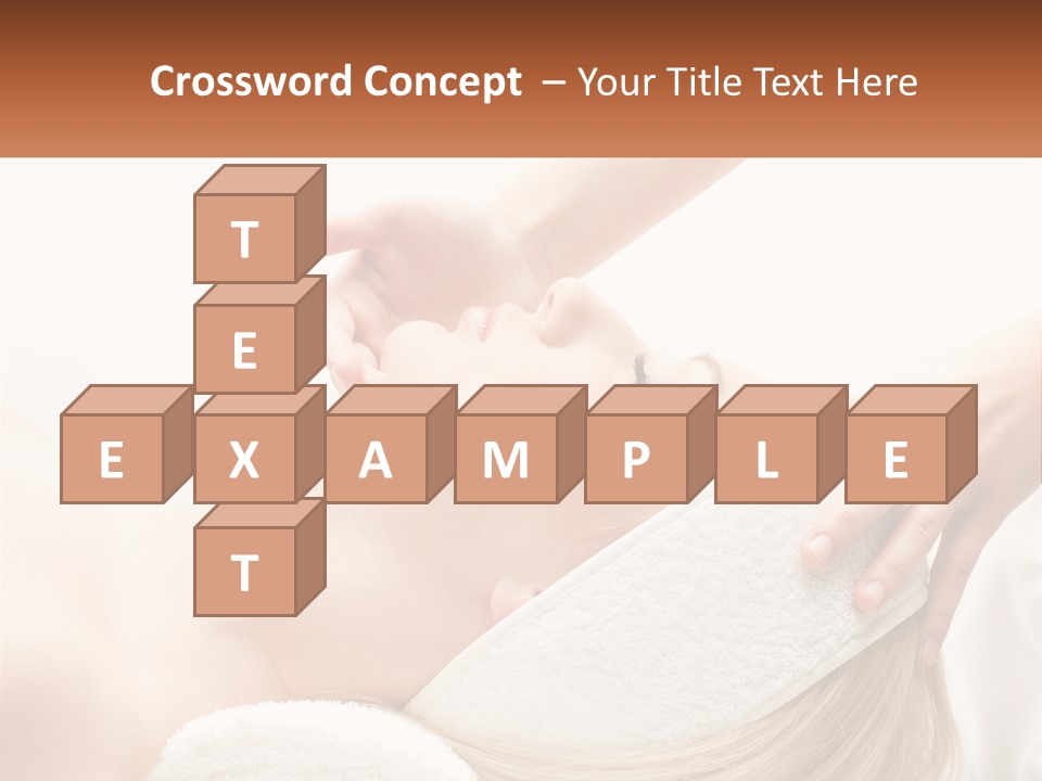 Facial Massage For A Girl PowerPoint Template