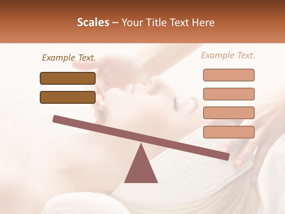 Facial Massage For A Girl PowerPoint Template