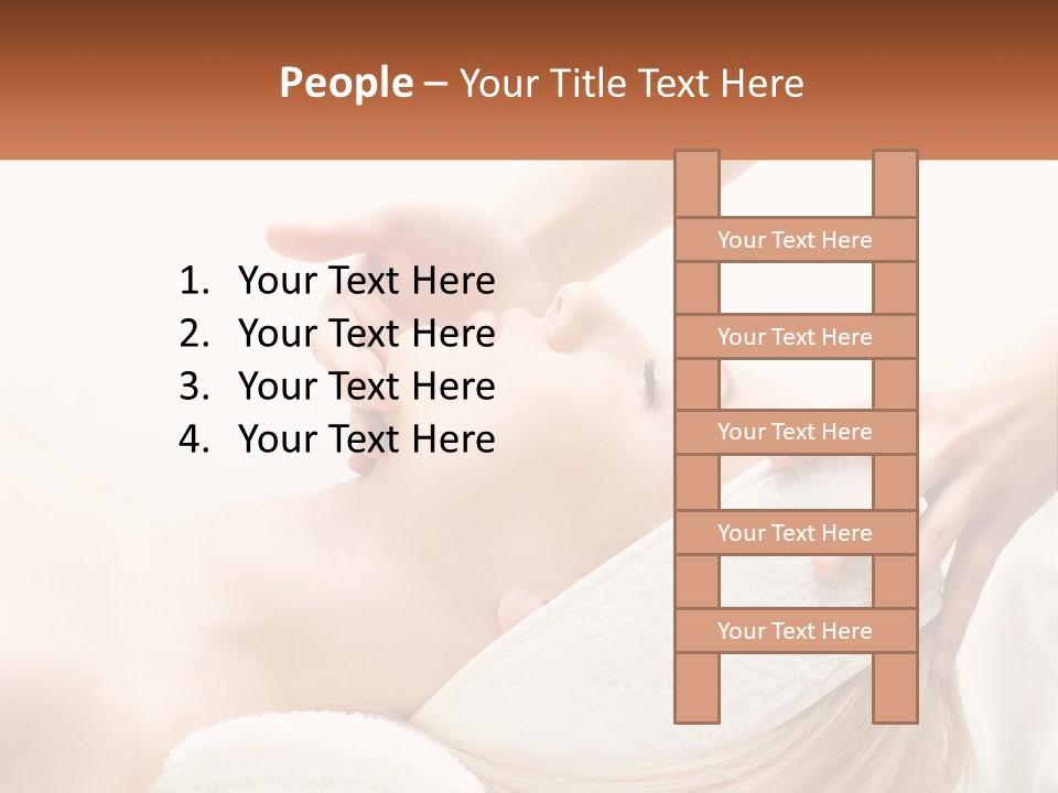 Facial Massage For A Girl PowerPoint Template