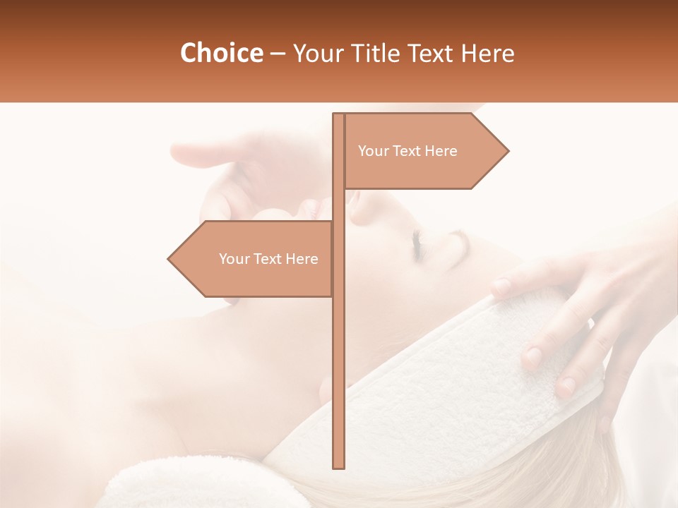 Facial Massage For A Girl PowerPoint Template