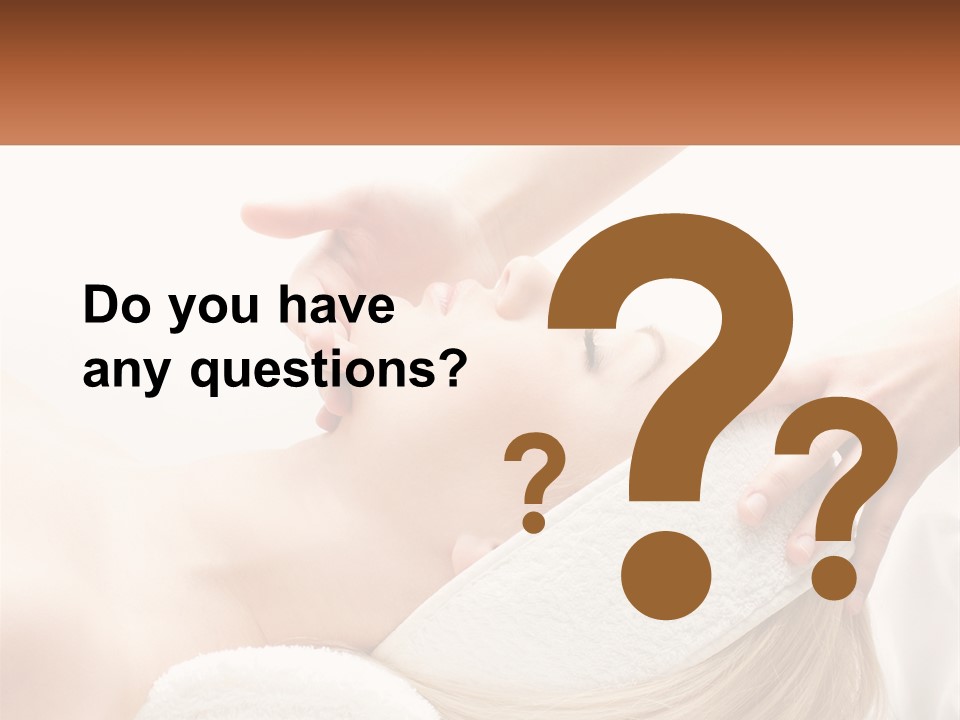 Facial Massage For A Girl PowerPoint Template