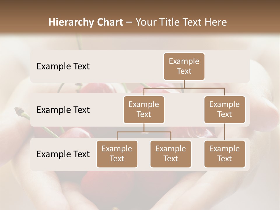 Girl With Cherries PowerPoint Template