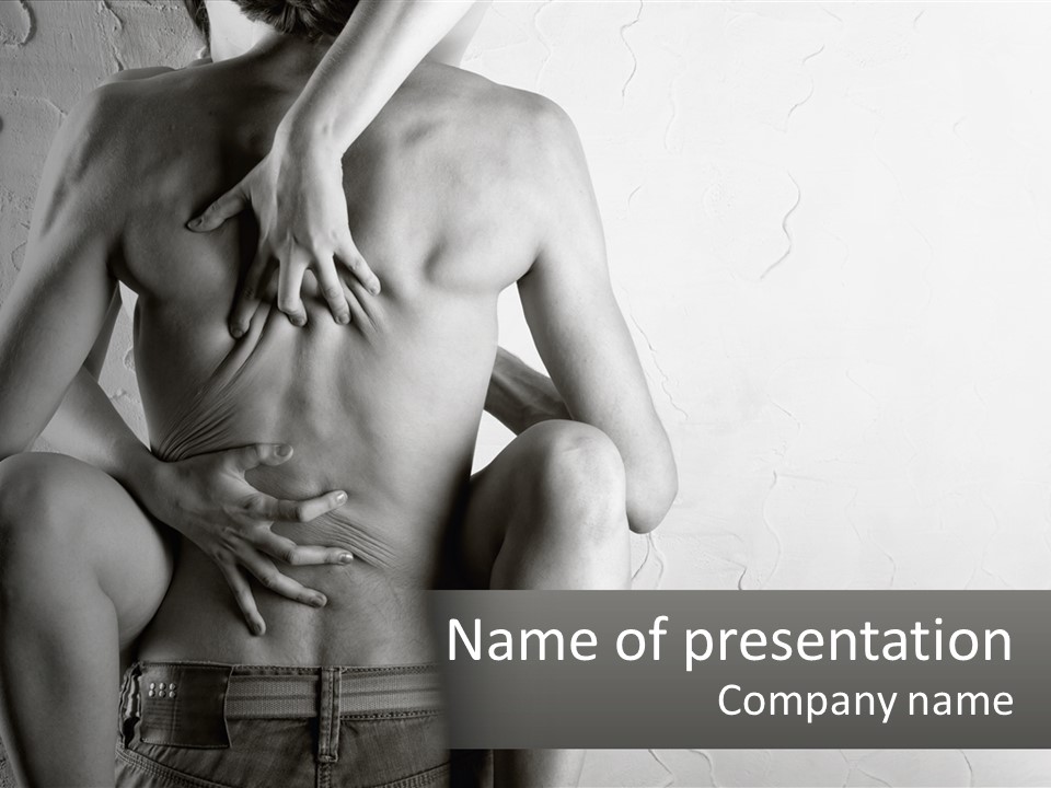 Passionate Girl And Guy PowerPoint Template
