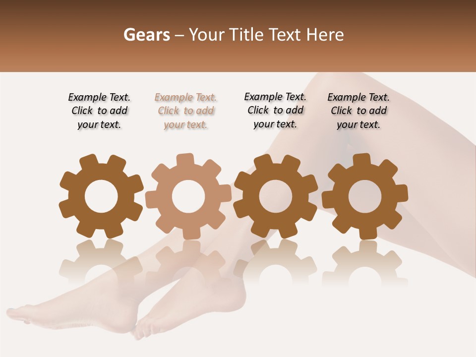 The Girl's Legs PowerPoint Template