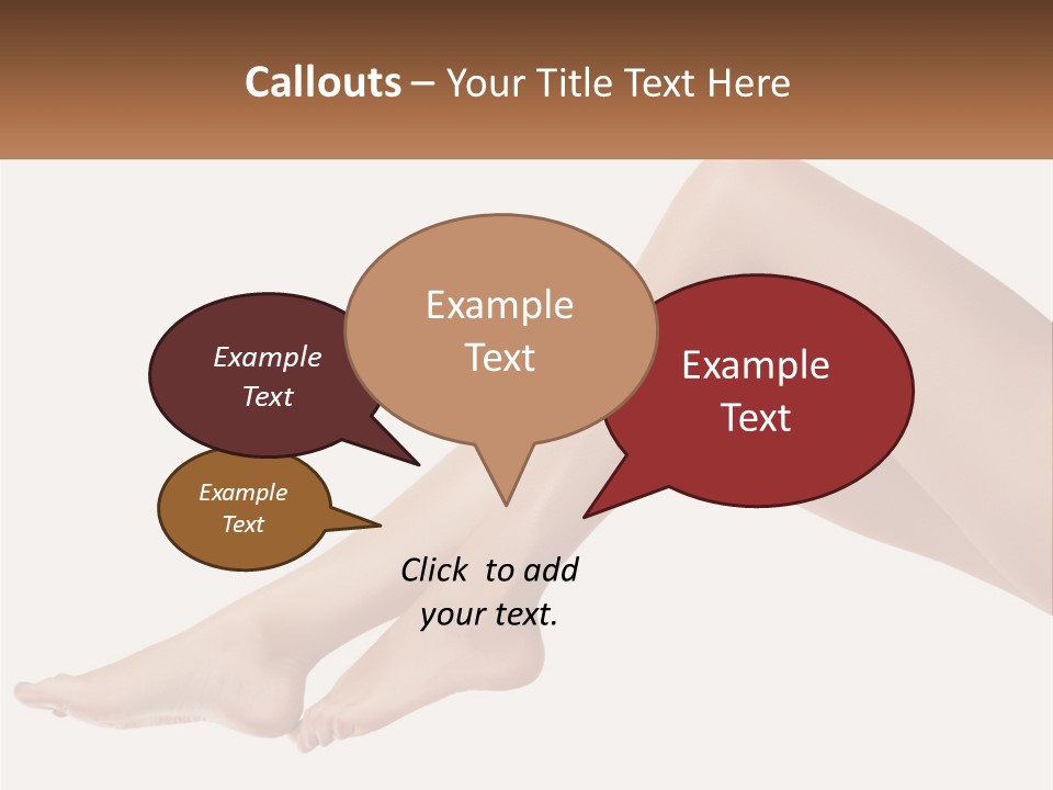 The Girl's Legs PowerPoint Template