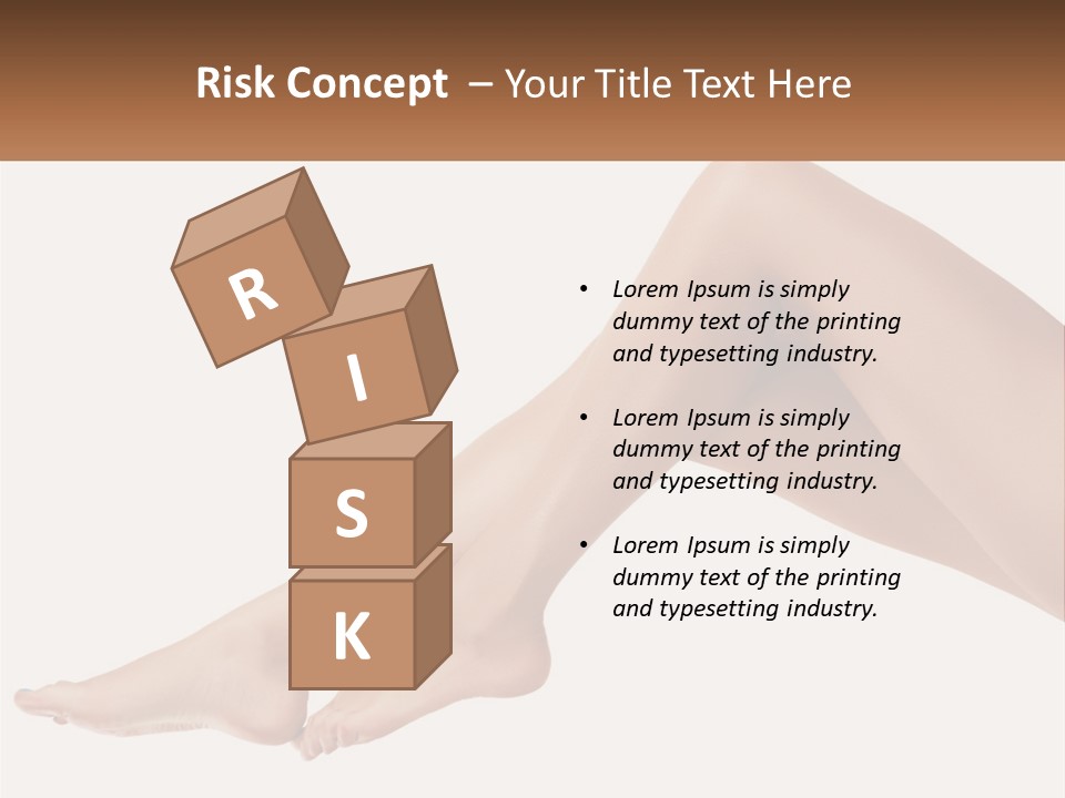 The Girl's Legs PowerPoint Template