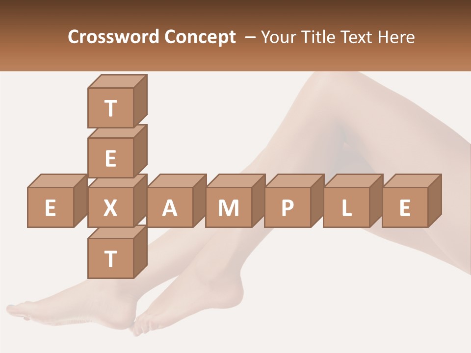 The Girl's Legs PowerPoint Template