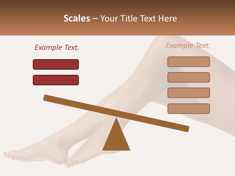 The Girl's Legs PowerPoint Template