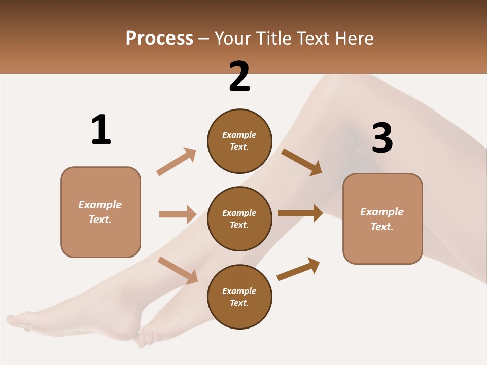 The Girl's Legs PowerPoint Template