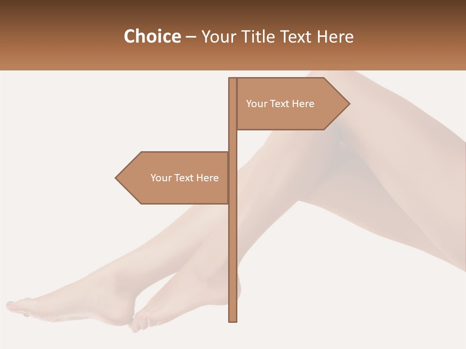 The Girl's Legs PowerPoint Template