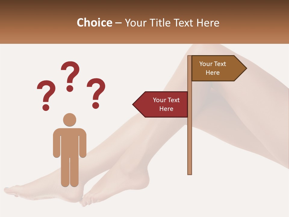 The Girl's Legs PowerPoint Template