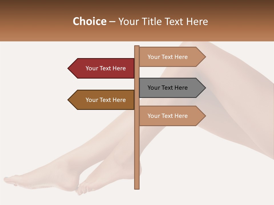 The Girl's Legs PowerPoint Template