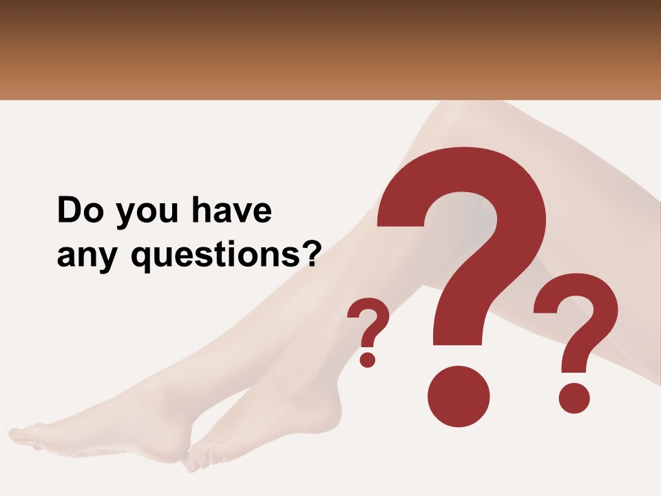 The Girl's Legs PowerPoint Template