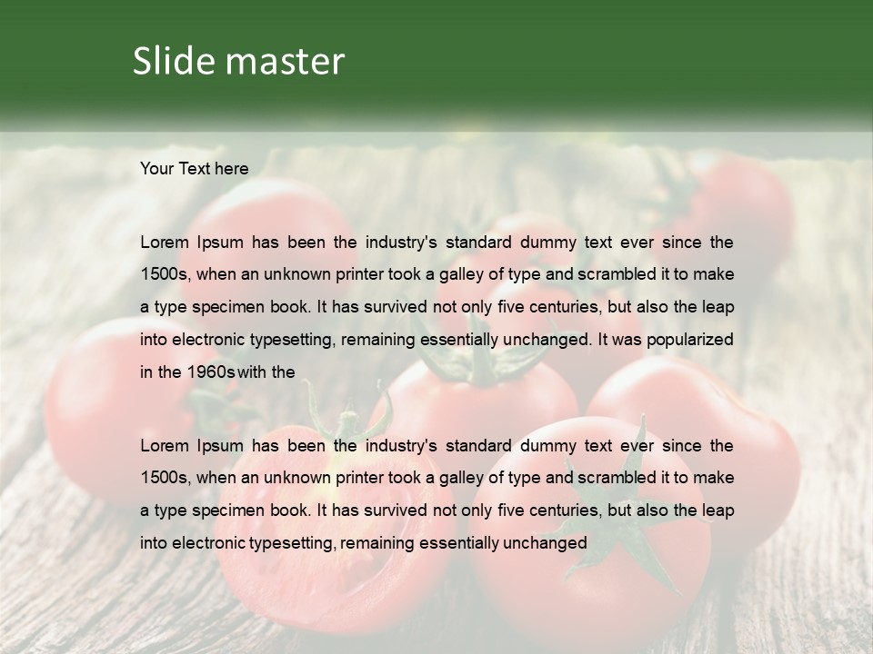 Tomatoes PowerPoint Template