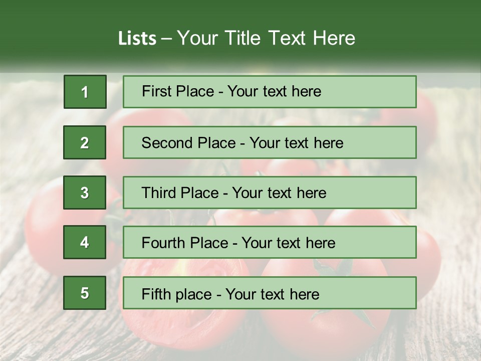 Tomatoes PowerPoint Template