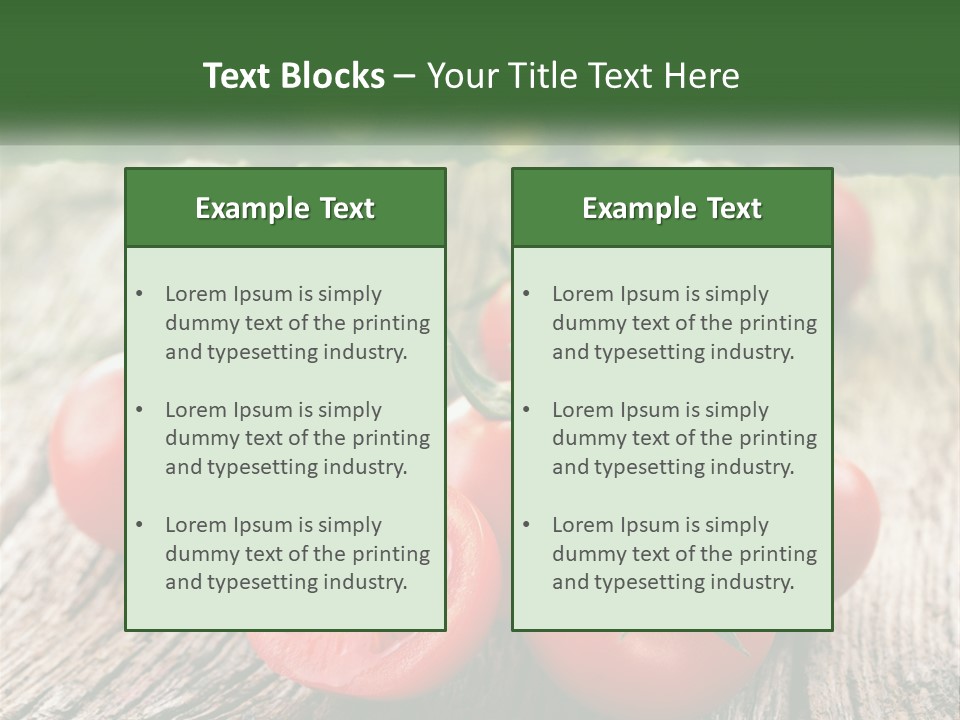 Tomatoes PowerPoint Template