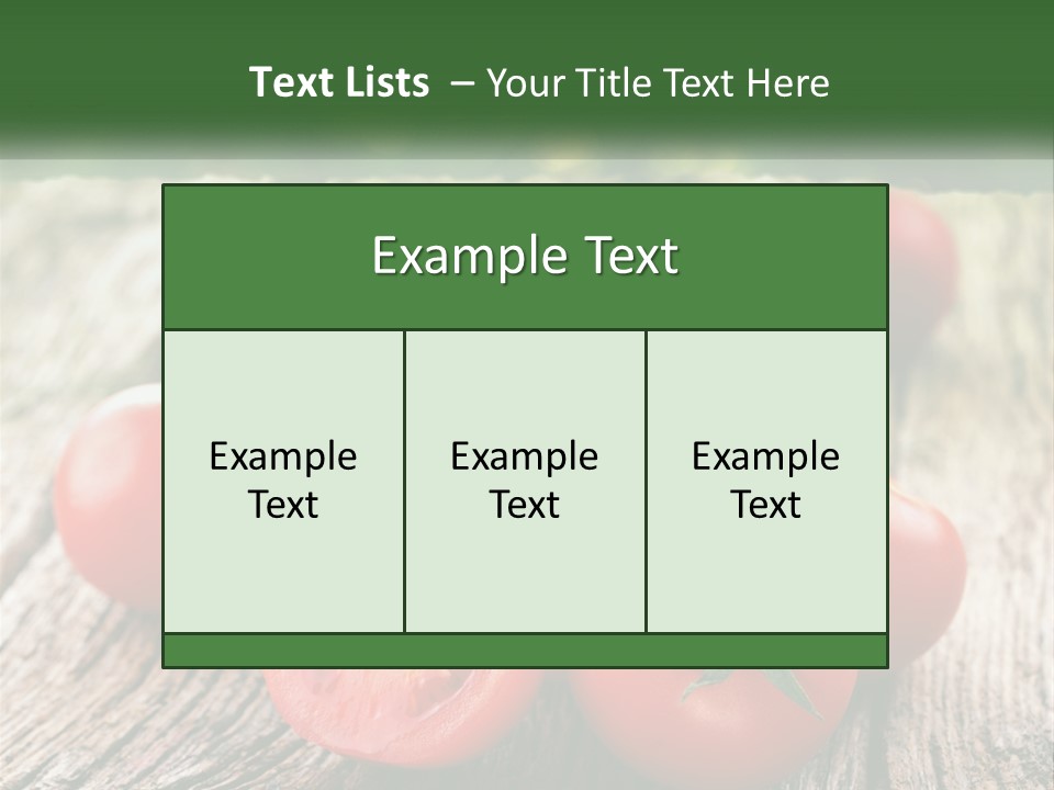 Tomatoes PowerPoint Template