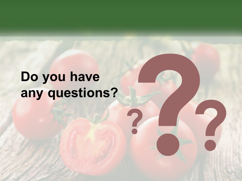 Tomatoes PowerPoint Template