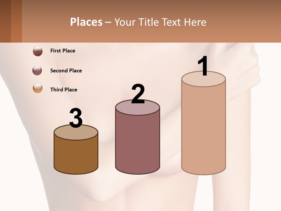 The Figure Of A Girl PowerPoint Template