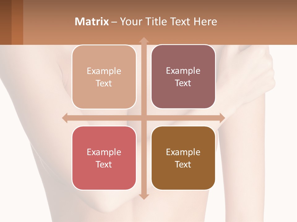 The Figure Of A Girl PowerPoint Template