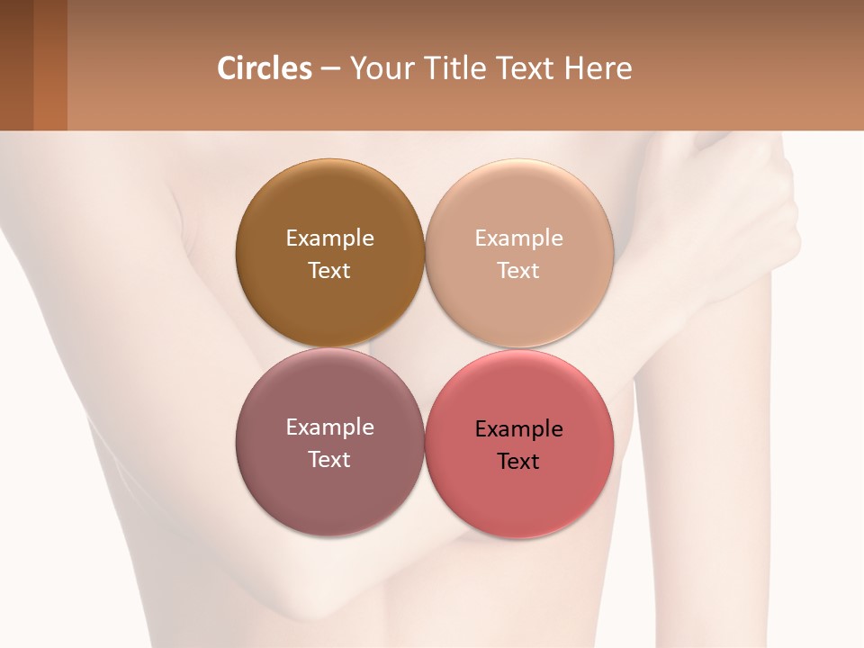 The Figure Of A Girl PowerPoint Template