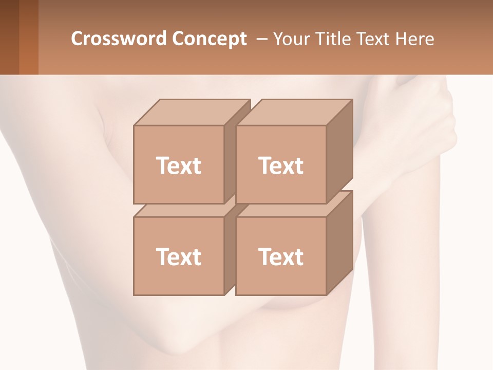 The Figure Of A Girl PowerPoint Template