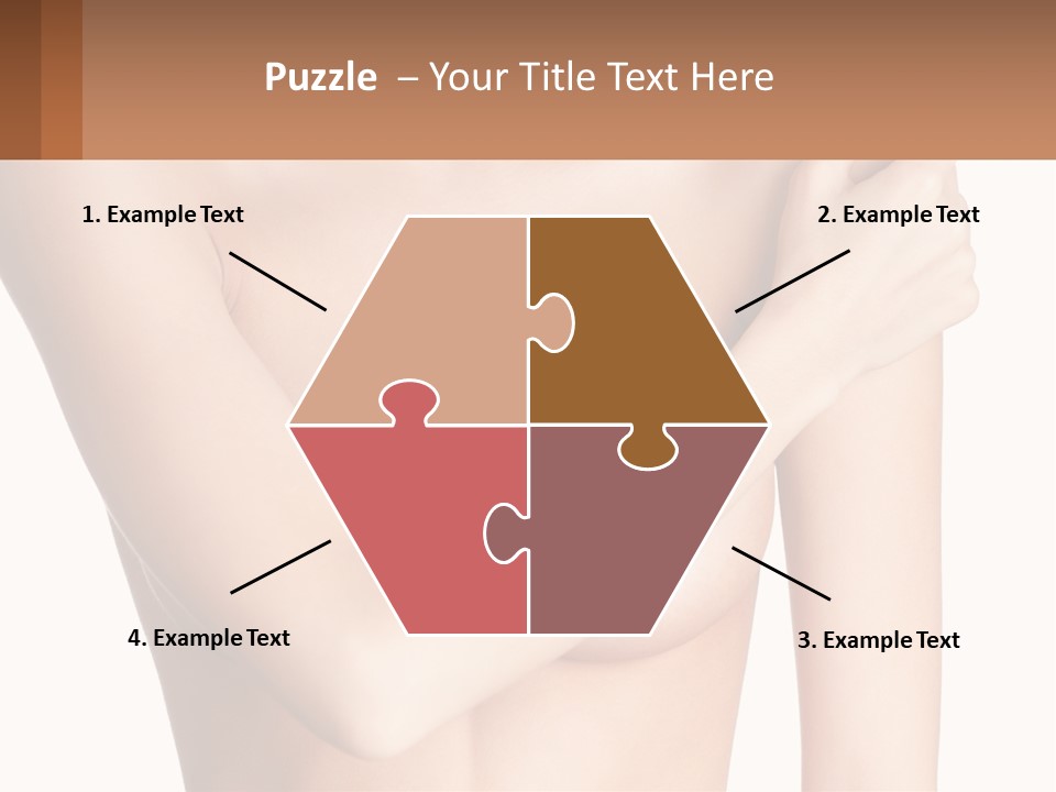 The Figure Of A Girl PowerPoint Template