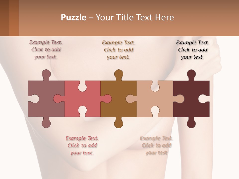 The Figure Of A Girl PowerPoint Template