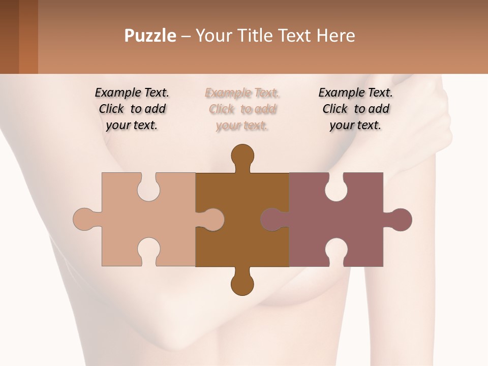 The Figure Of A Girl PowerPoint Template