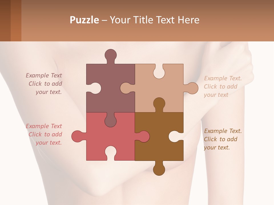 The Figure Of A Girl PowerPoint Template