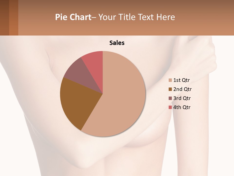 The Figure Of A Girl PowerPoint Template