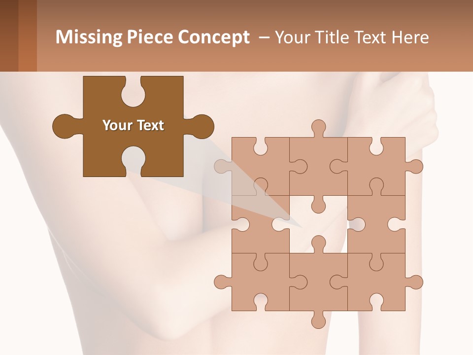 The Figure Of A Girl PowerPoint Template