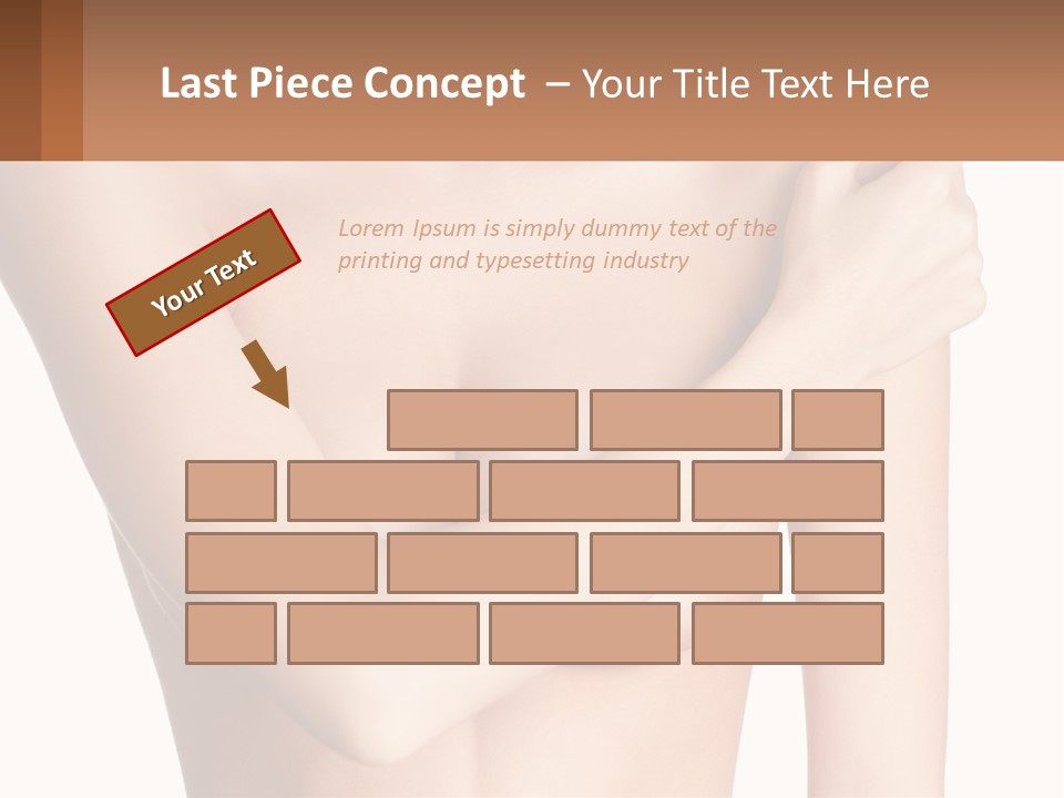 The Figure Of A Girl PowerPoint Template