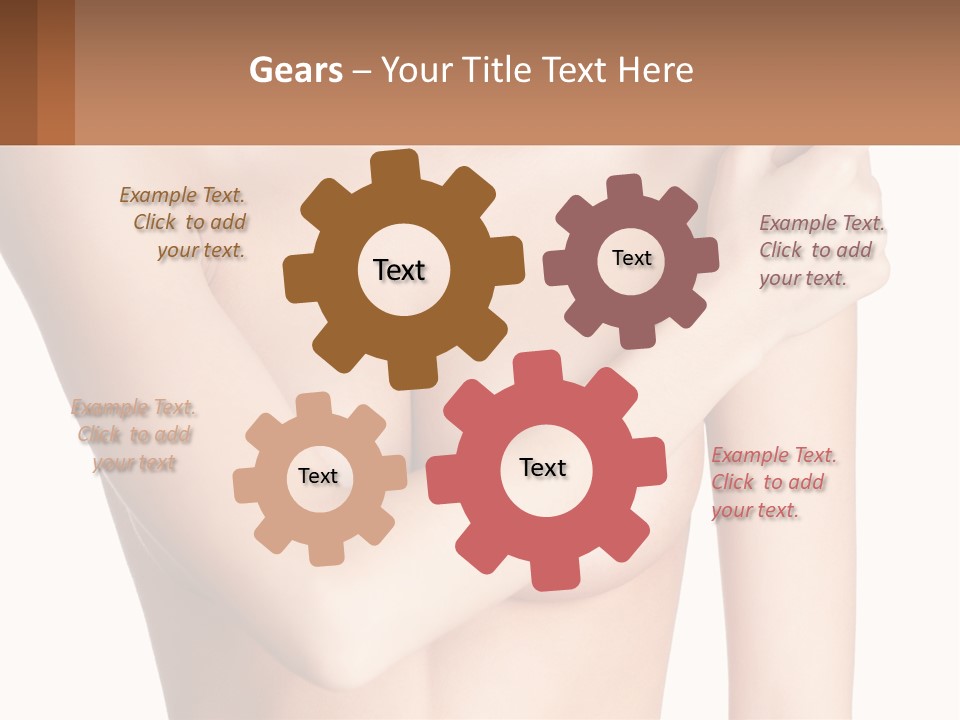 The Figure Of A Girl PowerPoint Template