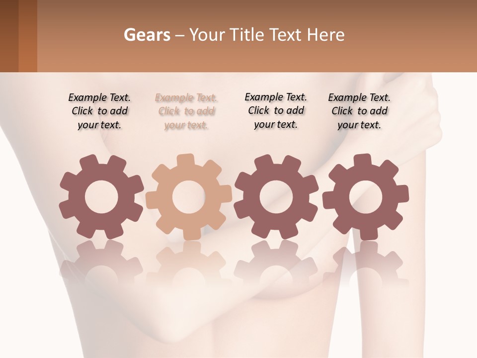 The Figure Of A Girl PowerPoint Template