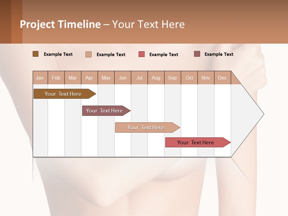 The Figure Of A Girl PowerPoint Template