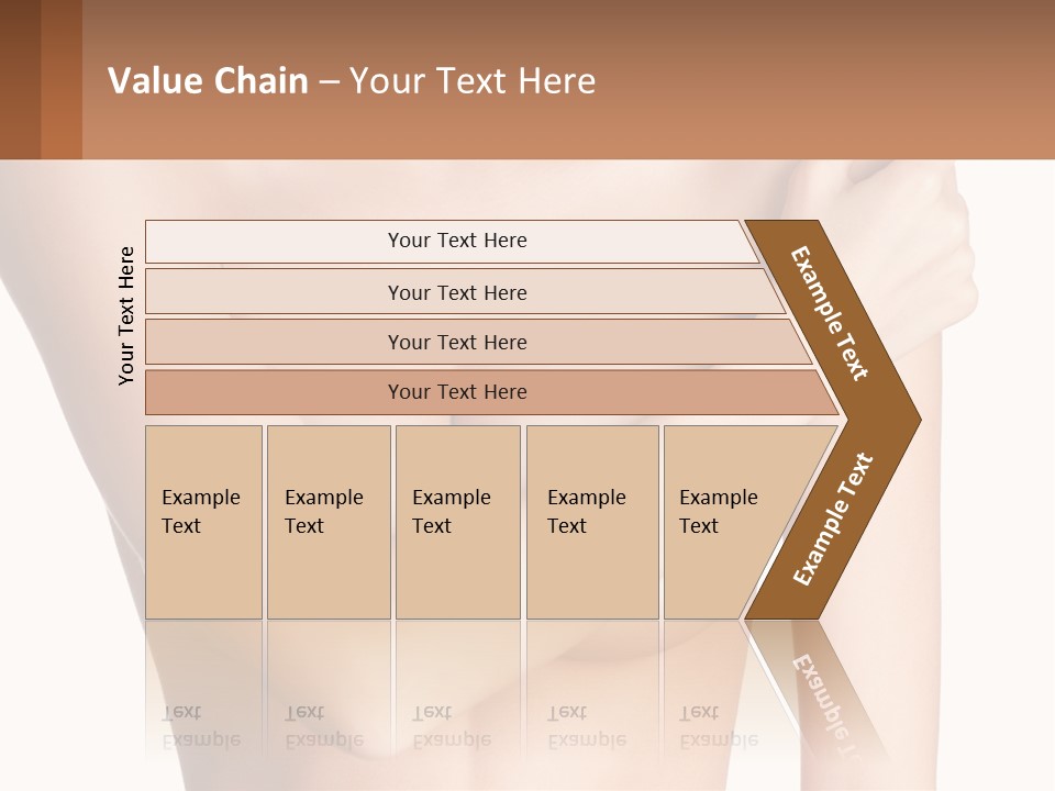 The Figure Of A Girl PowerPoint Template