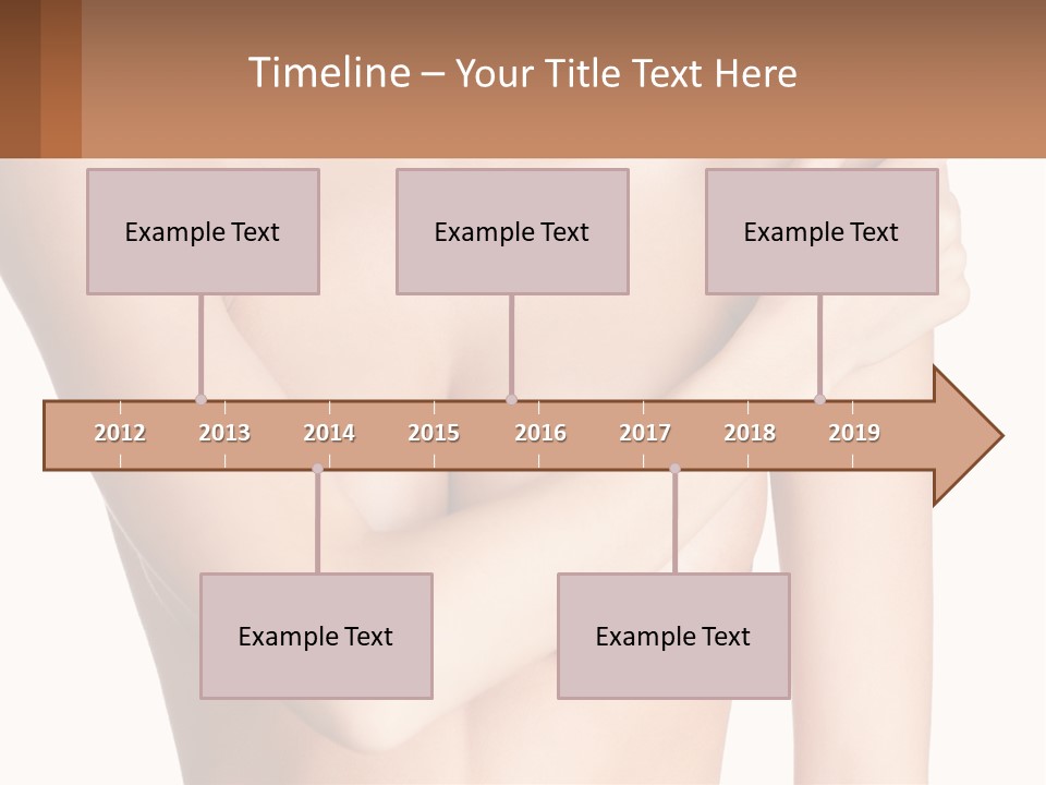 The Figure Of A Girl PowerPoint Template