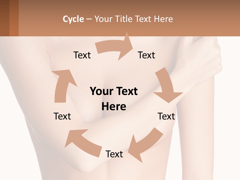 The Figure Of A Girl PowerPoint Template