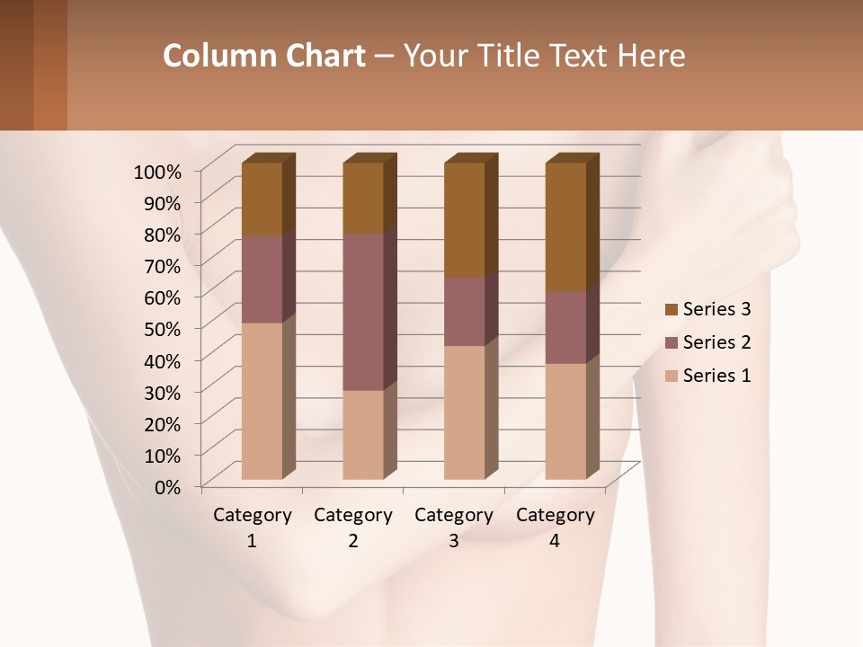 The Figure Of A Girl PowerPoint Template