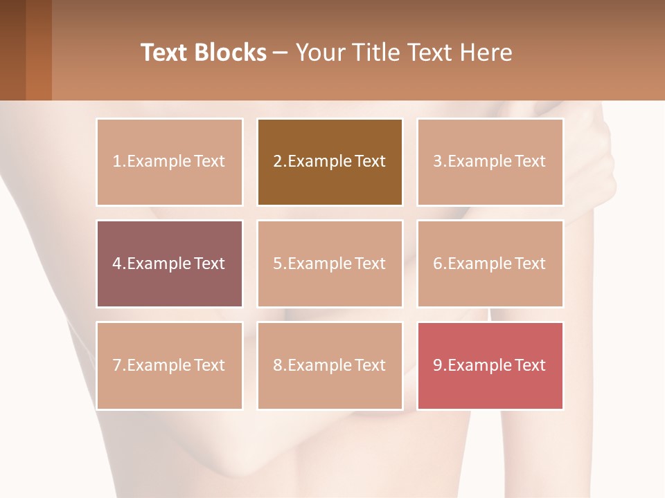 The Figure Of A Girl PowerPoint Template