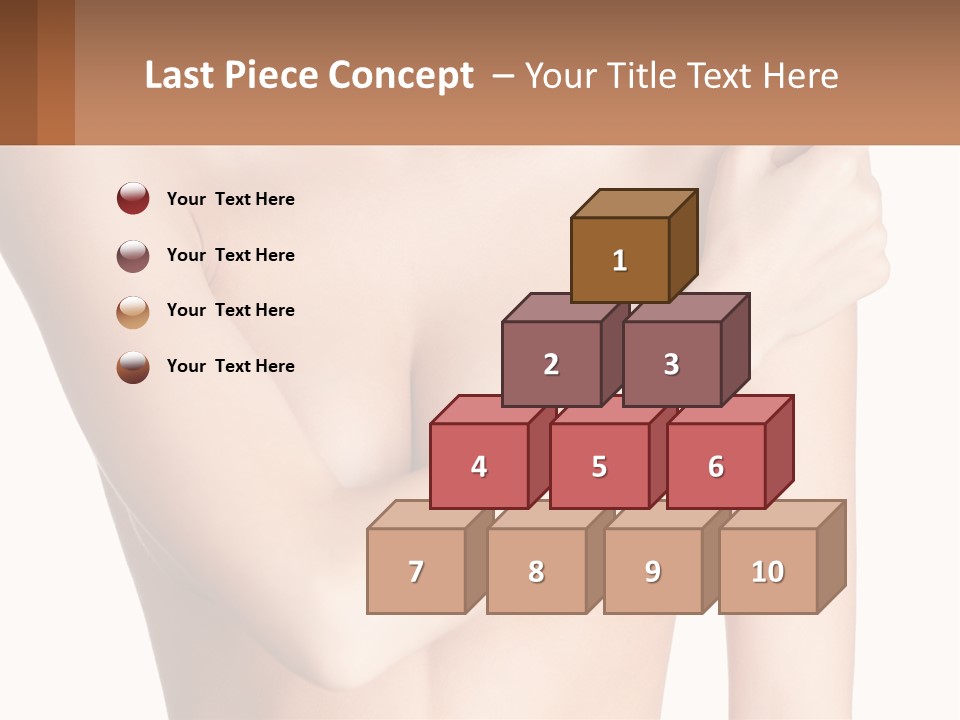 The Figure Of A Girl PowerPoint Template