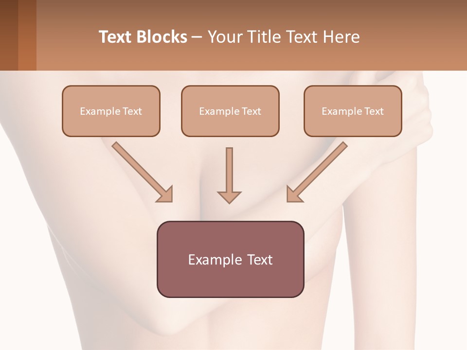 The Figure Of A Girl PowerPoint Template