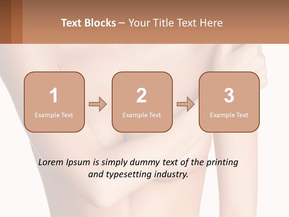 The Figure Of A Girl PowerPoint Template